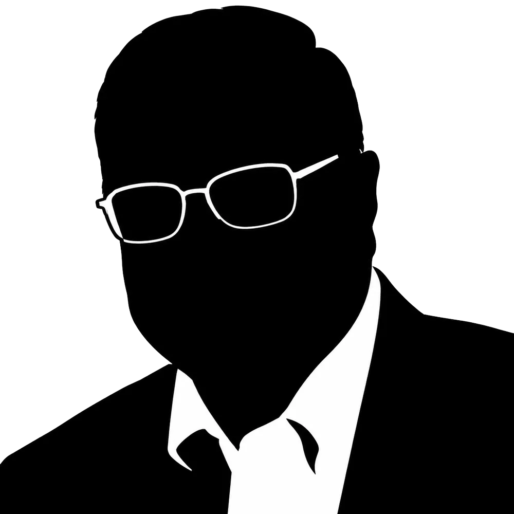 Silhouette portrait of Mr. T